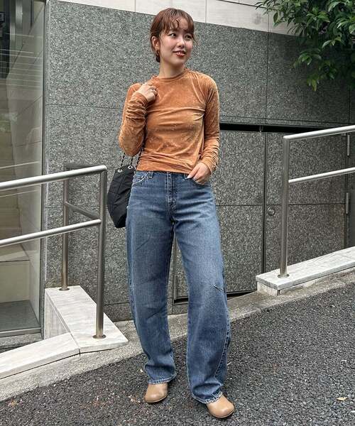 Levi's(リーバイス)の「Levi’s/リーバイス SLOBE別注 BAGGY DAD BARREL デニムパンツ(デニムパンツ・レディース・ブルー・23cm/24cm/25cm/26cm/27cm/28cm)」の21枚目の写真