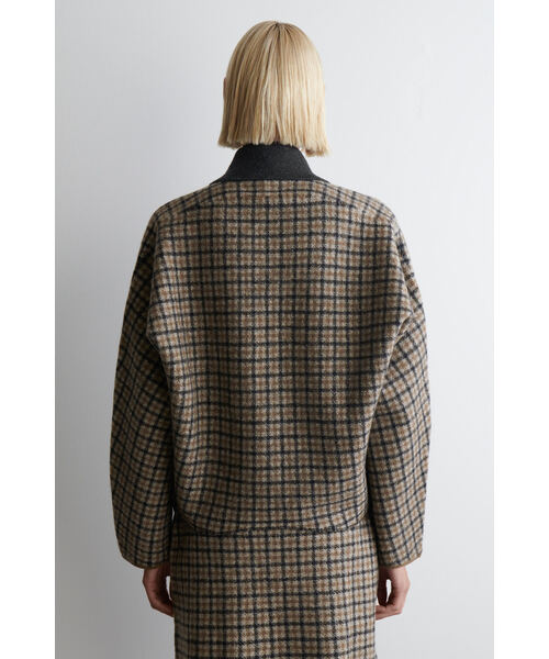 セール】スカルプテッドメリノウールジャケット（カーディガン/ボレロ