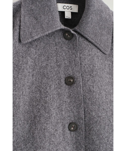 セール】スカルプテッドメリノウールジャケット（カーディガン/ボレロ