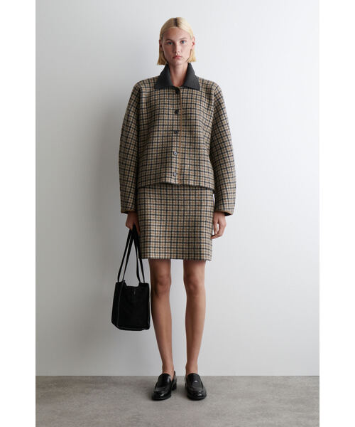 スカルプテッドメリノウールジャケット（カーディガン/ボレロ）｜COS