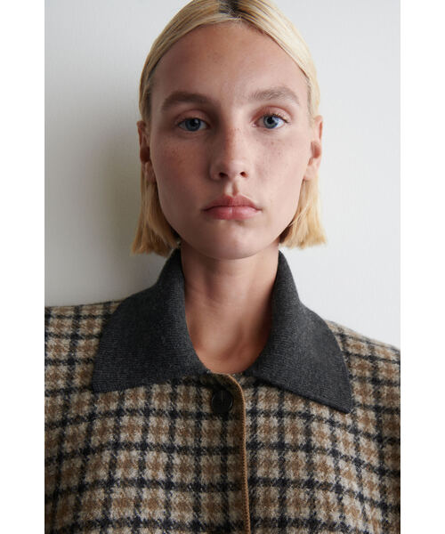 スカルプテッドメリノウールジャケット（カーディガン/ボレロ）｜COS