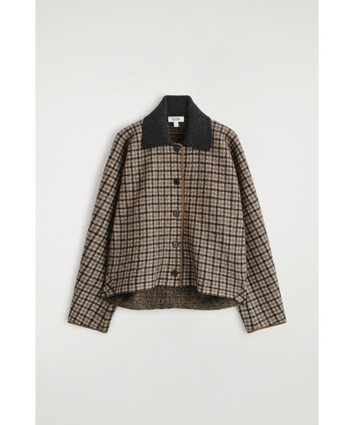 スカルプテッドメリノウールジャケット（カーディガン/ボレロ）｜COS