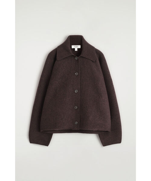 未使用COS スカルプテッドメリノウールジャケット スカルプテッドメリノウールジャケット（カーディガン/ボレロ）｜COS