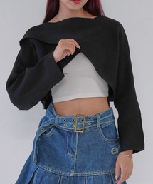 【 cunii 】 cross knit