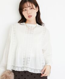 le.coeur blanc | 《手洗い可能》Fanaka別注リバーレースブラウス(シャツ/ブラウス)