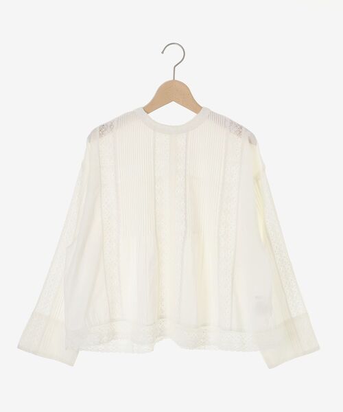 le.coeur blanc（ルクールブラン）の「《手洗い可能》Fanaka別注リバーレースブラウス（シャツ/ブラウス・レディース・アイボリー・38）」の2枚目の写真