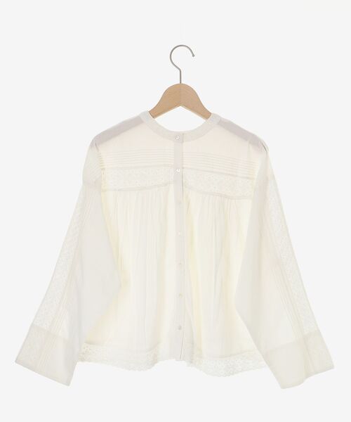 le.coeur blanc（ルクールブラン）の「《手洗い可能》Fanaka別注リバーレースブラウス（シャツ/ブラウス・レディース・アイボリー・38）」の20枚目の写真