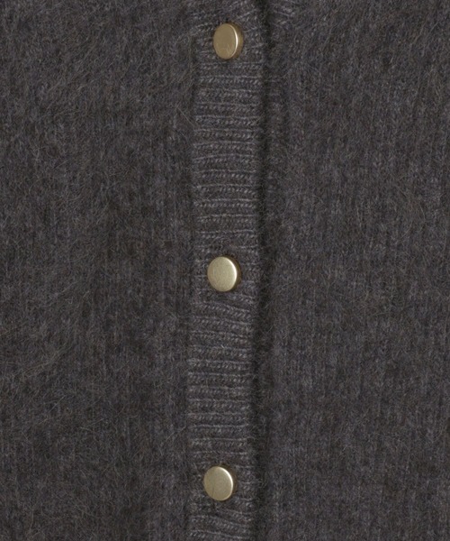 A part by(アパートバイ)の「CNラクーンコンカーディガン(カーディガン/ボレロ・レディース・ライトグリーン/ダークブラウン/ホワイト系その他5/チャコールグレー/ブラウン・FREE)」の18枚目の写真