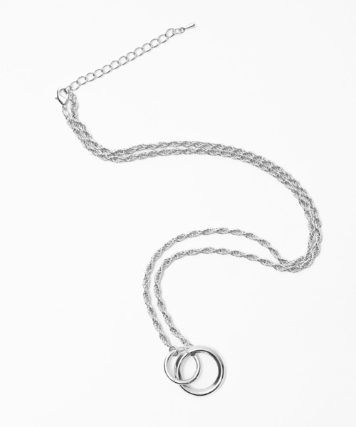 MinoriTY(マイノリティ)の「【MinoriTY select】デュアルリンクネックレス メンズ ウィメンズ ユニセックス(ネックレス・メンズ・シルバー・FREE)」の3枚目の写真