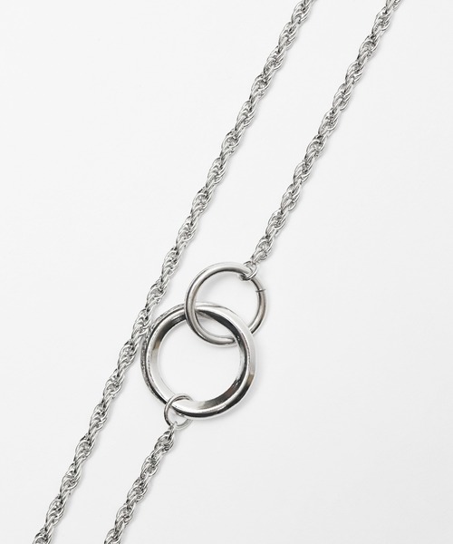 MinoriTY(マイノリティ)の「【MinoriTY select】デュアルリンクネックレス メンズ ウィメンズ ユニセックス(ネックレス・メンズ・シルバー・FREE)」の5枚目の写真