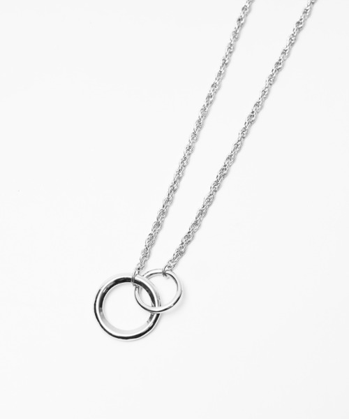 MinoriTY(マイノリティ)の「【MinoriTY select】デュアルリンクネックレス メンズ ウィメンズ ユニセックス(ネックレス・メンズ・シルバー・FREE)」の4枚目の写真