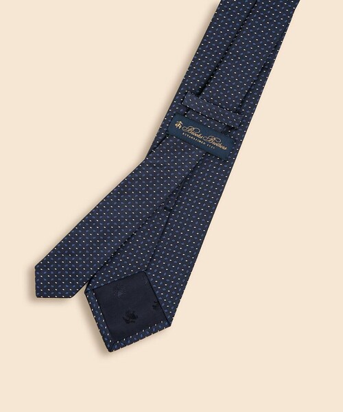 セール】シルク ドット×スクエア ジャカードタイ（ネクタイ）｜BROOKS
