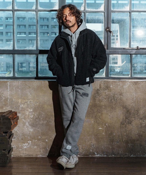 seventy seven(セブンティセブン)の「mj11120-stand collar boa zip JKT ジップアップジャケット(7725W020)(その他アウター・メンズ・ブラック/キャメル・S/XL/L/M)」の17枚目の写真