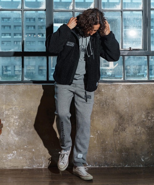 seventy seven(セブンティセブン)の「mj11120-stand collar boa zip JKT ジップアップジャケット(7725W020)(その他アウター・メンズ・ブラック/キャメル・S/XL/L/M)」の18枚目の写真