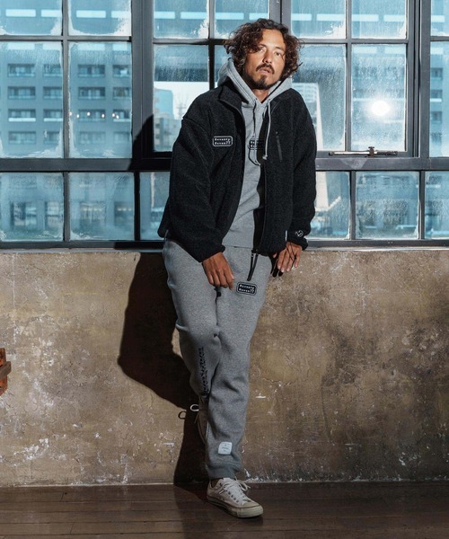 seventy seven(セブンティセブン)の「mj11120-stand collar boa zip JKT ジップアップジャケット(7725W020)(その他アウター・メンズ・ブラック/キャメル・S/XL/L/M)」の19枚目の写真