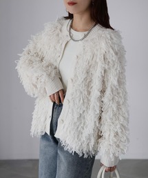 Riberry | 前後2WAYループヤーンニットカーディガン(カーディガン/ボレロ)