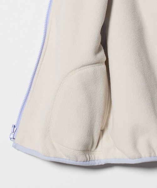 green label relaxing(グリーンレーベルリラクシング)の「フリース リバーベスト / キッズ 撥水 100cm-160cm(ベスト・キッズ・ライラック/ブラック/ブラウン系・160cm/140cm/130cm/120cm/150cm/110cm/100cm)」の4枚目の写真