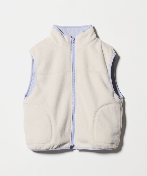green label relaxing(グリーンレーベルリラクシング)の「フリース リバーベスト / キッズ 撥水 100cm-160cm(ベスト・キッズ・ライラック/ブラック/ブラウン系・160cm/140cm/130cm/120cm/150cm/110cm/100cm)」の6枚目の写真