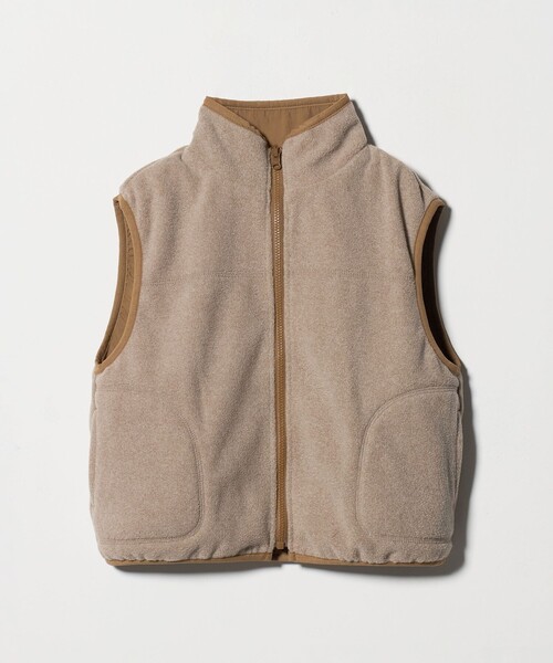 green label relaxing(グリーンレーベルリラクシング)の「フリース リバーベスト / キッズ 撥水 100cm-160cm(ベスト・キッズ・ライラック/ブラック/ブラウン系・160cm/140cm/130cm/120cm/150cm/110cm/100cm)」の18枚目の写真