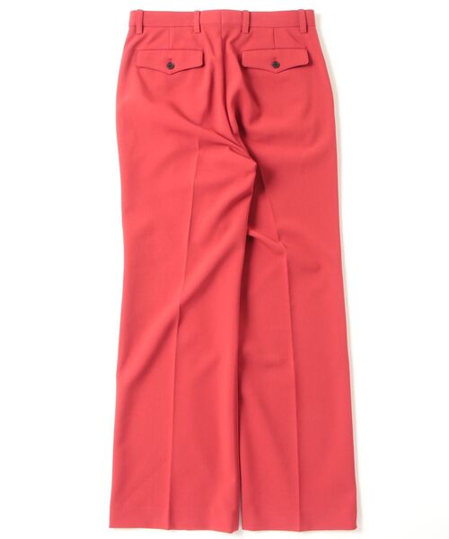 GalaabenD（ガラアーベント）の「80’ semi wide leg Sideline Slacks（スラックス・メンズ・レッド/ブラック・48/46）」の3枚目の写真