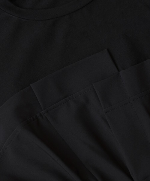 VIS（ビス）の「【WEB限定】ビスチェドッキングペプラムロングスリーブTシャツ（Tシャツ/カットソー・レディース・ブラック/オフホワイト/チャコールグレー・FREE）」の22枚目の写真