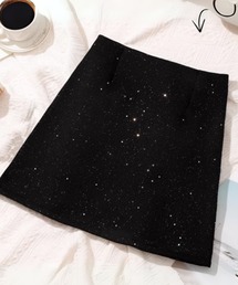 SPIGA | ﾗｲﾝｽﾄｰﾝ台形ﾐﾆｽｶｰﾄ(スカート)