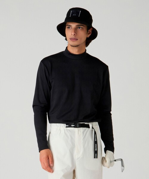 別注】＜TaylorMade×UNITED ARROWS＞ ジャガード モックネック シャツ