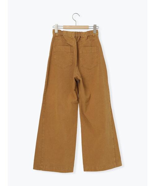 ehka sopo(エヘカソポ)の「ウォッシュ加工ワイドパンツ(その他パンツ・レディース・マスタード/ブラウン/チャコールグレー・F)」の7枚目の写真