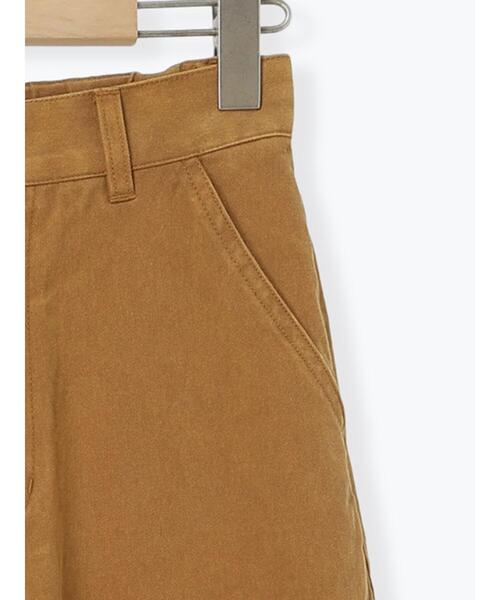 ehka sopo(エヘカソポ)の「ウォッシュ加工ワイドパンツ(その他パンツ・レディース・マスタード/ブラウン/チャコールグレー・F)」の9枚目の写真