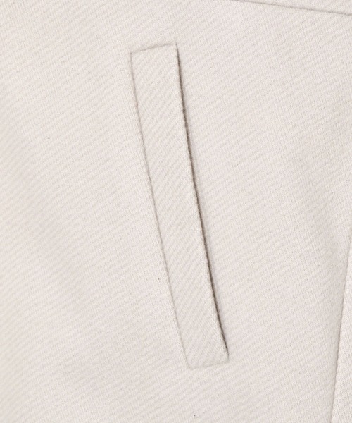 BAYFLOW（ベイフロー）の「ウールライクZIPブルゾン / Vネックノーカラーショートコート（ブルゾン・レディース・ライトブルー/ブラック/ライトグレー/ボルドー/モカ/ネイビー・SMALL/MEDIUM）」の10枚目の写真