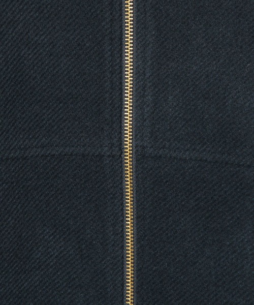 BAYFLOW（ベイフロー）の「ウールライクZIPブルゾン / Vネックノーカラーショートコート（ブルゾン・レディース・ライトブルー/ブラック/ライトグレー/ボルドー/モカ/ネイビー・SMALL/MEDIUM）」の21枚目の写真