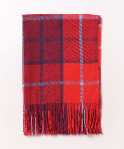 ブロックチェック柔らか起毛ストール（ストール/ショール）｜AVALON