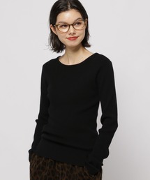 niko and... | ダブルフリルカフリブニットプルオーバー(ニット/セーター)