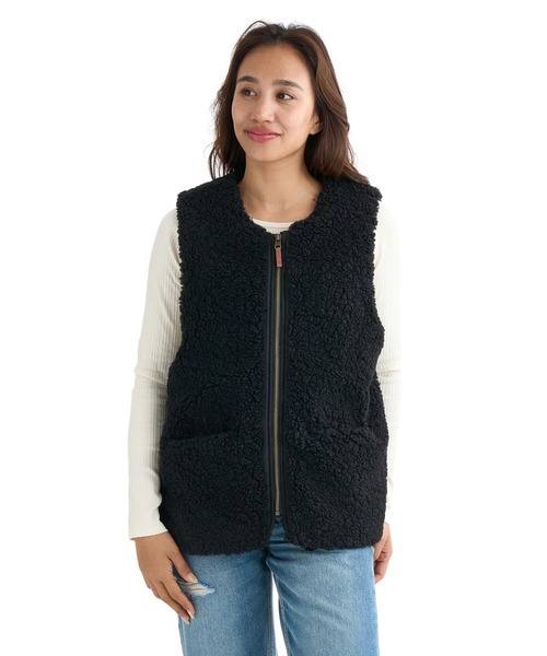 BILLABONG レディース FUR BOA VEST ベスト 【2025年秋冬モデル