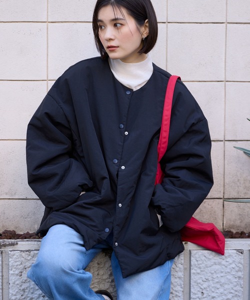 未使用に近いDIESEL中綿ブルゾン ジャケット ブラックMサイズ レディース DIESEL（ディーゼル） 中綿ブルゾン ジャケット レディース ジッパー