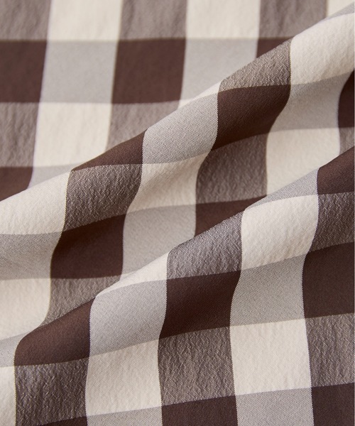 LA MARINE FRANCAISE(マリン フランセーズ)の「ギンガムチェックギャザースカート(スカート・レディース・ブラック/ベージュ・0/1)」の9枚目の写真