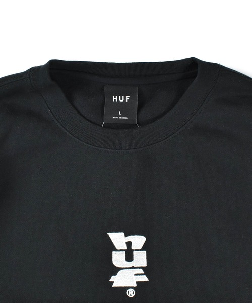 HUF(ハフ)の「【C-HUF】【HUF/ハフ】HUF SET MEGABLAST CREWNECK PF00748(スウェット・メンズ・アッシュグレー/ブラック・LARGE/X-LARGE/MEDIUM/SMALL/XX-LARGE)」の4枚目の写真
