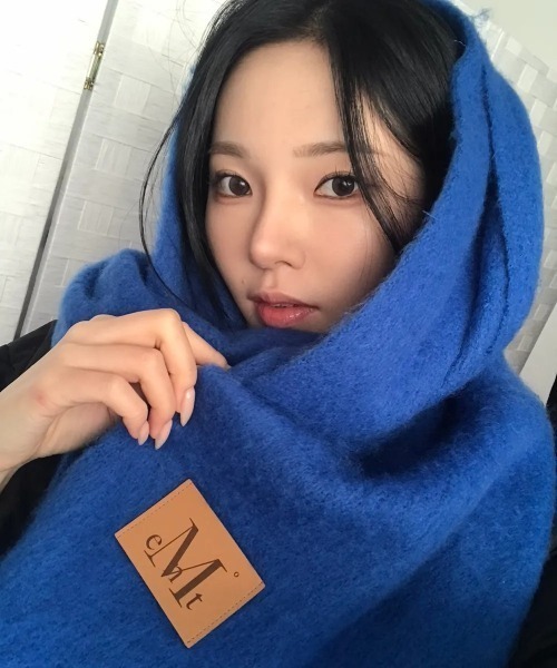 mucent マフラー ブルー ムセント セール】【日本未発売/WEB限定】MUCENT(ムセント)/ボリューム フリンジ