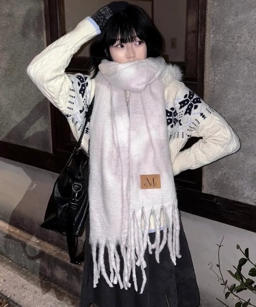 セール】【日本未発売/WEB限定】MUCENT(ムセント)/ボリューム フリンジ