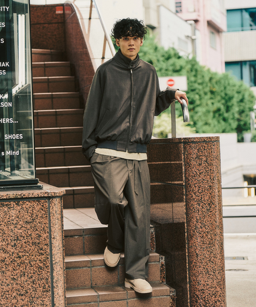 417 EDIFICE（フォーワンセブンエディフィス）の「TRW  ベルテッドパンツ（スラックス・メンズ・チャコールグレー/ブラック・MEDIUM/LARGE）」の7枚目の写真