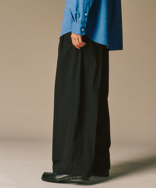 417 EDIFICE（フォーワンセブンエディフィス）の「TRW  ベルテッドパンツ（スラックス・メンズ・チャコールグレー/ブラック・MEDIUM/LARGE）」の14枚目の写真