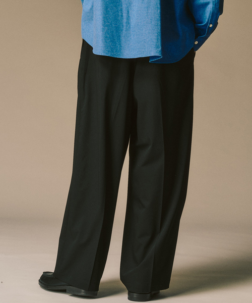 417 EDIFICE（フォーワンセブンエディフィス）の「TRW  ベルテッドパンツ（スラックス・メンズ・チャコールグレー/ブラック・MEDIUM/LARGE）」の15枚目の写真