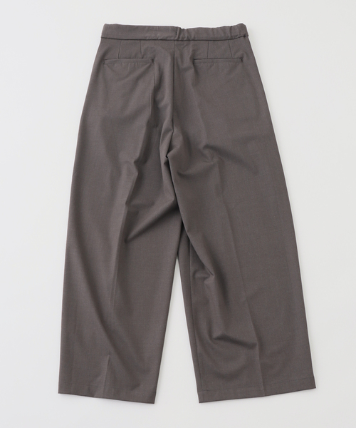 417 EDIFICE（フォーワンセブンエディフィス）の「TRW  ベルテッドパンツ（スラックス・メンズ・チャコールグレー/ブラック・MEDIUM/LARGE）」の19枚目の写真