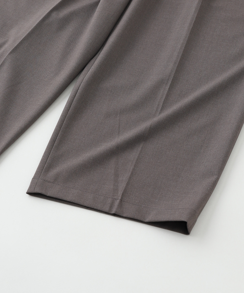 417 EDIFICE（フォーワンセブンエディフィス）の「TRW  ベルテッドパンツ（スラックス・メンズ・チャコールグレー/ブラック・MEDIUM/LARGE）」の22枚目の写真