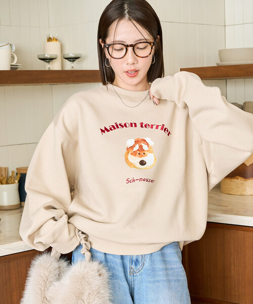 93-94 CAGLIARI カリアリ 選手用＜薄手スウェット＞Ｍ2273ⅿ セール】限定展開 Maison terrier / メゾン・テリア 刺繍 × プリント