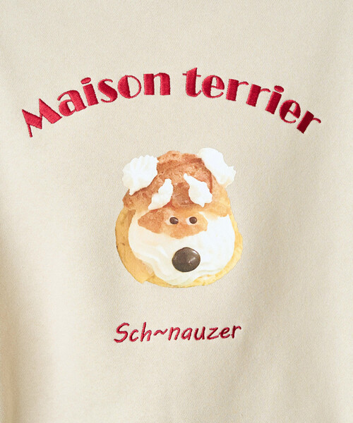 セール】限定展開 Maison terrier / メゾン・テリア 刺繍 × プリント