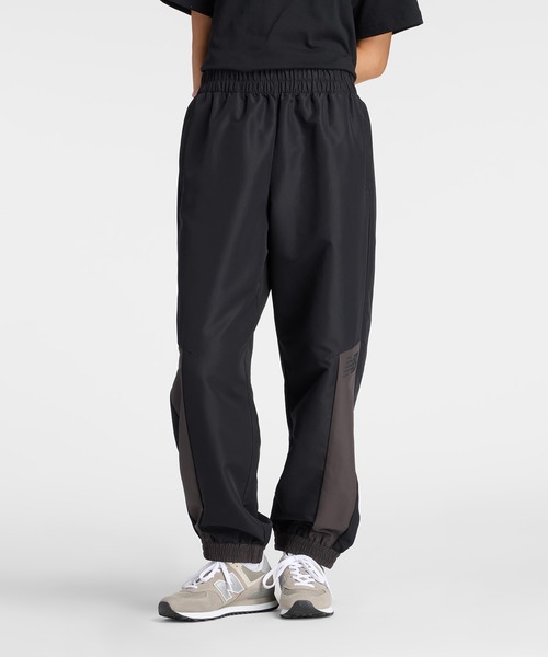 NEW BALANCE（ニューバランス）の「グラフィック ウーブンパンツ（スウェットパンツ・レディース・ライトグリーン/ブラック・SMALL/MEDIUM/LARGE/X-LARGE）」の2枚目の写真