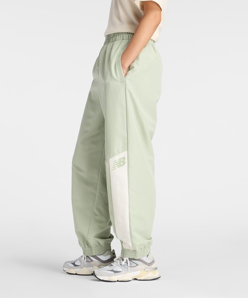 NEW BALANCE（ニューバランス）の「グラフィック ウーブンパンツ（スウェットパンツ・レディース・ライトグリーン/ブラック・SMALL/MEDIUM/LARGE/X-LARGE）」の8枚目の写真