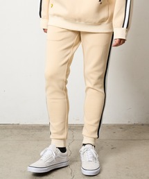 STUD MUFFIN（スタッドマフィン）の「STUD MUFFIN/スタッドマフィン/ストレッチポンチ スターノルディックフロッキー ラインリブパンツ（スウェットパンツ）」