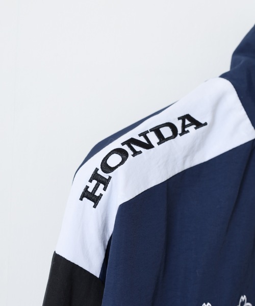 FUNALIVE(ファンアライブ)の「HONDA 百花繚乱 レーシングジャケット ナイロンブルゾン(ナイロンジャケット・メンズ・ブラック系1/ブラック系2/ネイビー・M/L)」の13枚目の写真